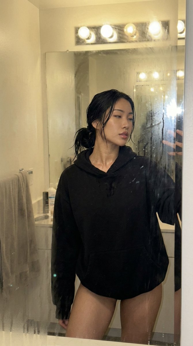 AIBoxBot实战笔记：淋浴后镜前自拍，用 NanoBanana 玩转“雾气感写实照”｜NanoBanana 教程 - AIBoxBot