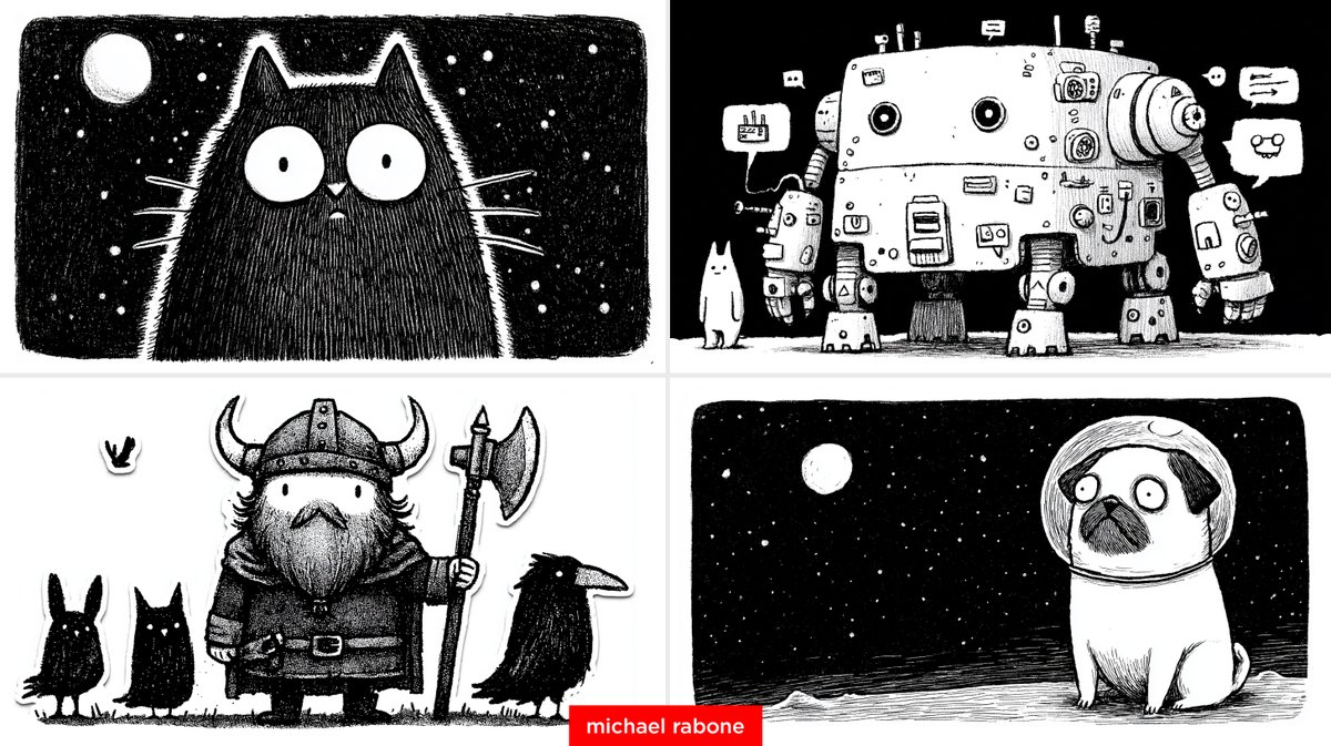 AIBoxBot创作练习：高反差废土机甲风格参考 --sref 3676596614｜Midjourney 提示词分享 - AIBoxBot