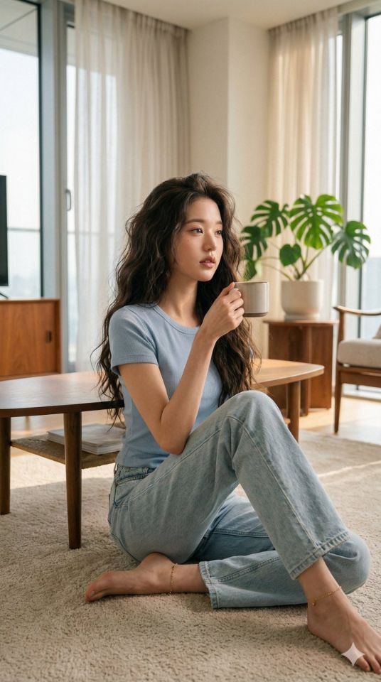 AIBoxBot场景实战：随性乱发与牛仔风人像练习｜NanoBanana 构图提示词 - AIBoxBot