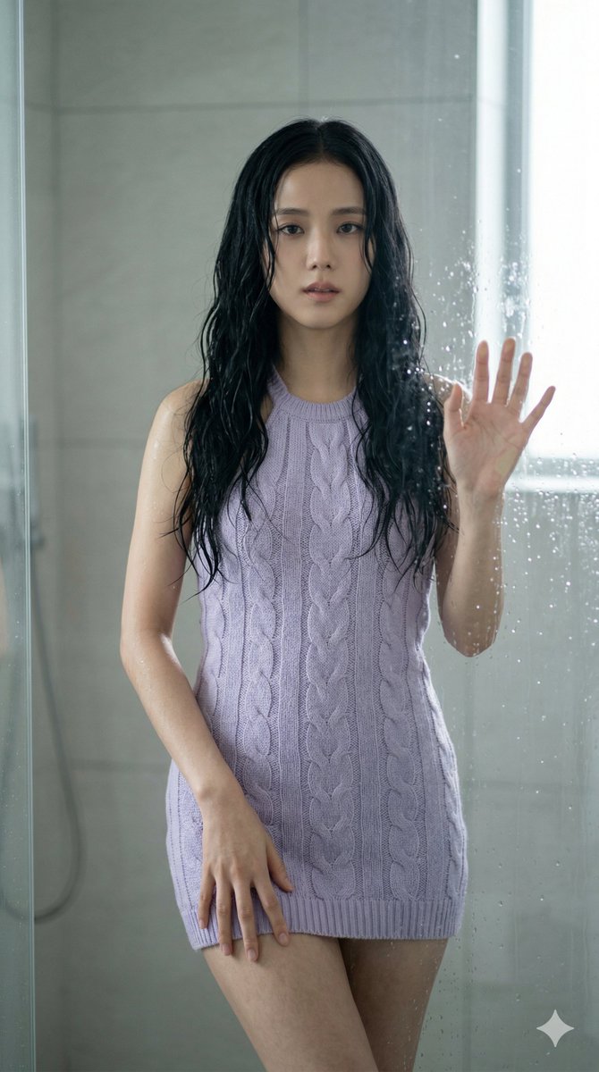 AIBoxBot案例解析：沐浴水雾中的韩系人像质感参考｜NanoBanana 提示词 - AIBoxBot