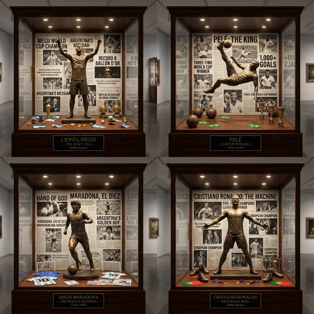 AIBoxBot实战笔记：名人也能玩：足球巨星 2×2 心理格子｜NanoBanana 教程 - AIBoxBot