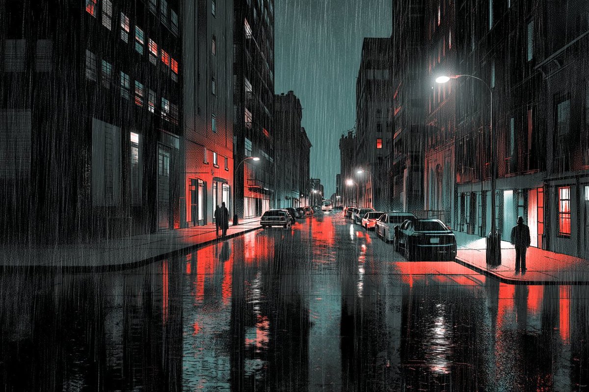 AIBoxBot视觉拆解：黑白诺亚漫画叙事场景参考｜Midjourney 教程 - AIBoxBot