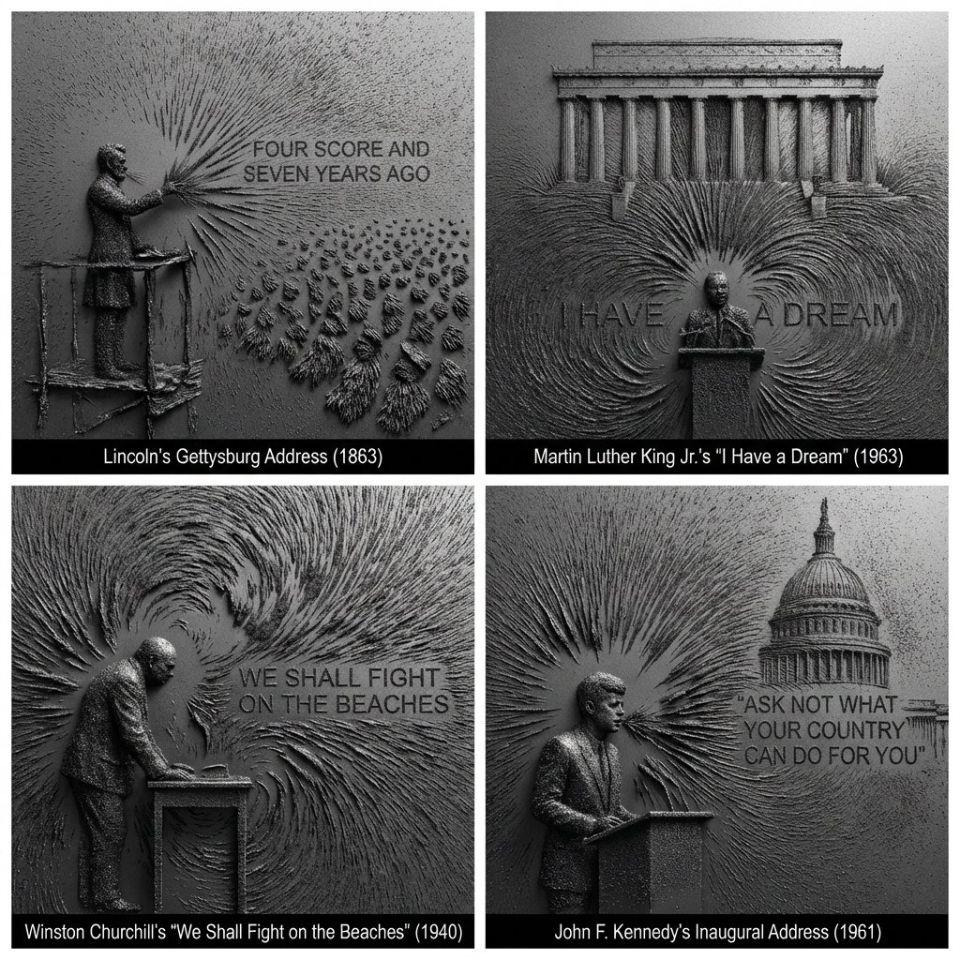 AIBoxBot最新教程：铁粉磁场风格演绎历史名场面 | Midjourney（附提示词） - AIBoxBot