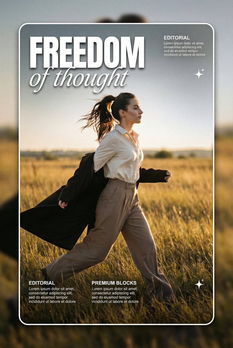 黄金田野里的跑者：海报级构图示例 - AIBoxBot