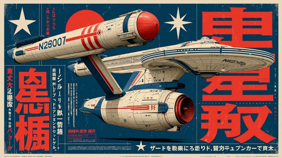 AIBoxBot场景实战：星际迷航×日系插画：风格代码 sref 解析｜Midjourney 构图提示词 - AIBoxBot