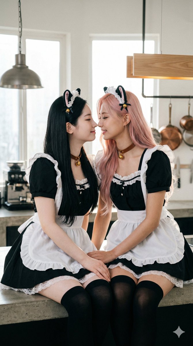 AIBoxBot最新教程：猫系氛围感少女双人写真 | NanoBanana（附提示词） - AIBoxBot