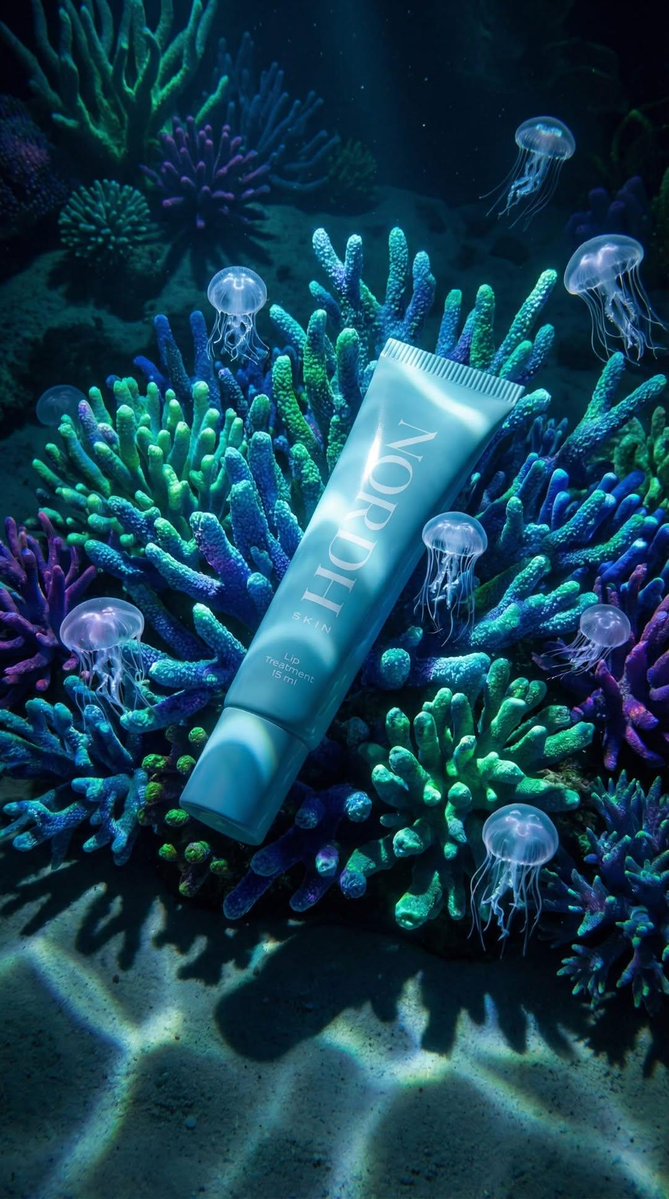 AIBoxBot创作练习：Gemini Nano Banana Pro 水下奢华护肤广告案例｜NanoBanana 提示词分享 - AIBoxBot