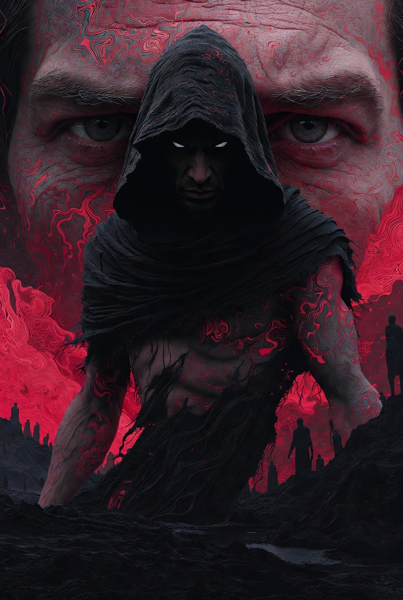 AIBoxBot创作练习：冷冽情绪景观中的刺客全身像｜Midjourney 提示词分享 - AIBoxBot