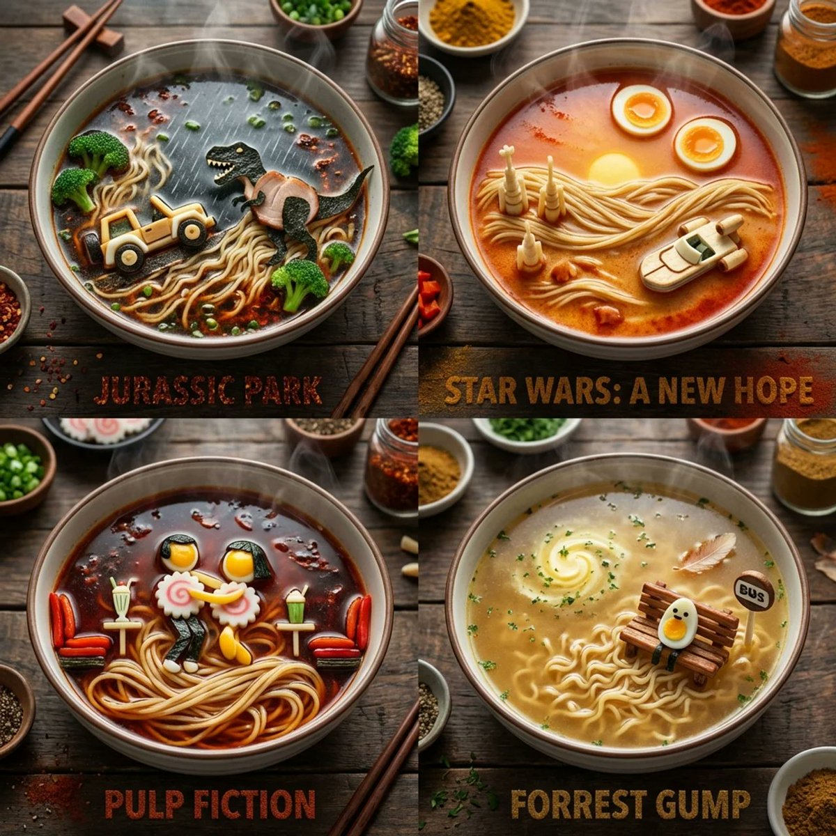 AIBoxBot创作练习：用泡面碗“拍电影”：NanoBanana 场景可视化玩法｜NanoBanana 提示词分享 - AIBoxBot