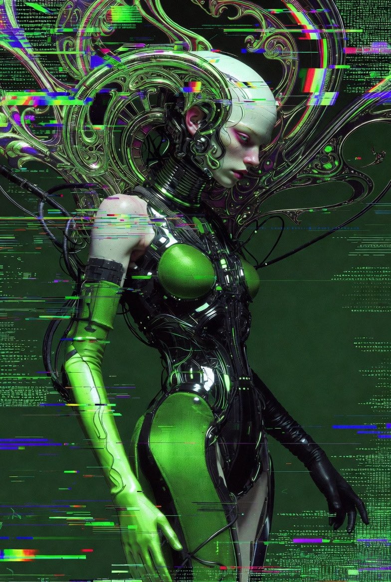 AIBoxBot案例解析：幽灵机械感的人形先锋肖像｜Midjourney 提示词 - AIBoxBot