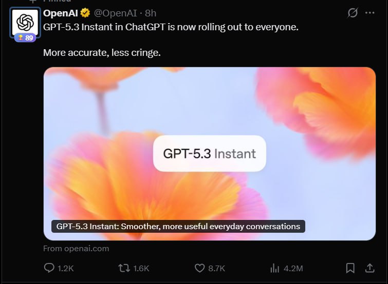 OpenAI 正式发布 GPT-5.3，高胜率预测账户再次精准获利 - AIBoxBot