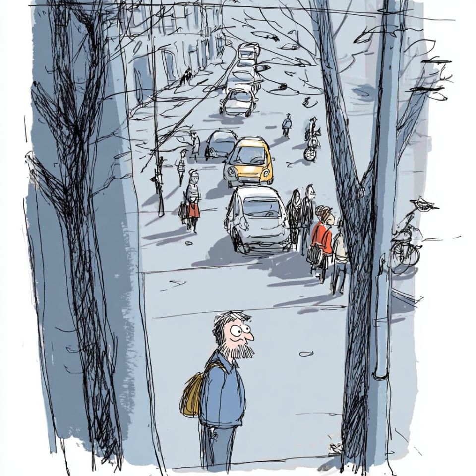 AIBoxBot构图拆解：手绘旅行速写风：V7 城市水彩日记感｜Midjourney 实操指南（附提示词） - AIBoxBot