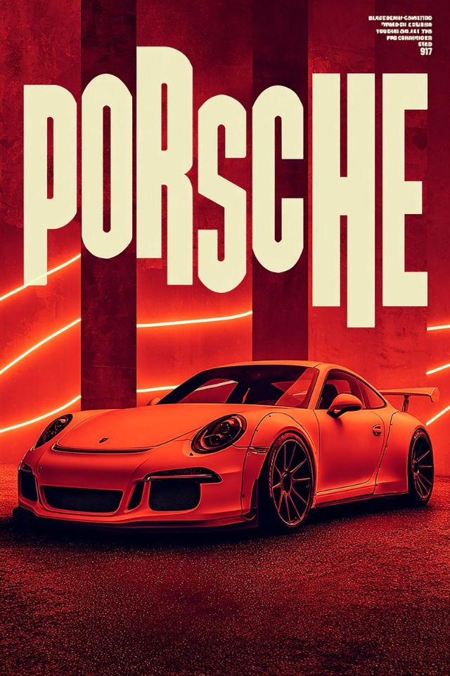 AIBoxBot构图进阶：同一台改装保时捷，不同 sref 风格代码的对比练习｜Midjourney 提示词 - AIBoxBot