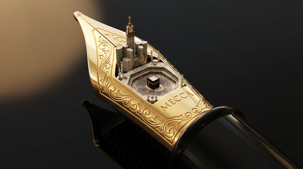 AIBoxBot构图拆解：城市天际线钢笔：把地标“刻”进笔尖里｜Midjourney 实操指南（附提示词） - AIBoxBot