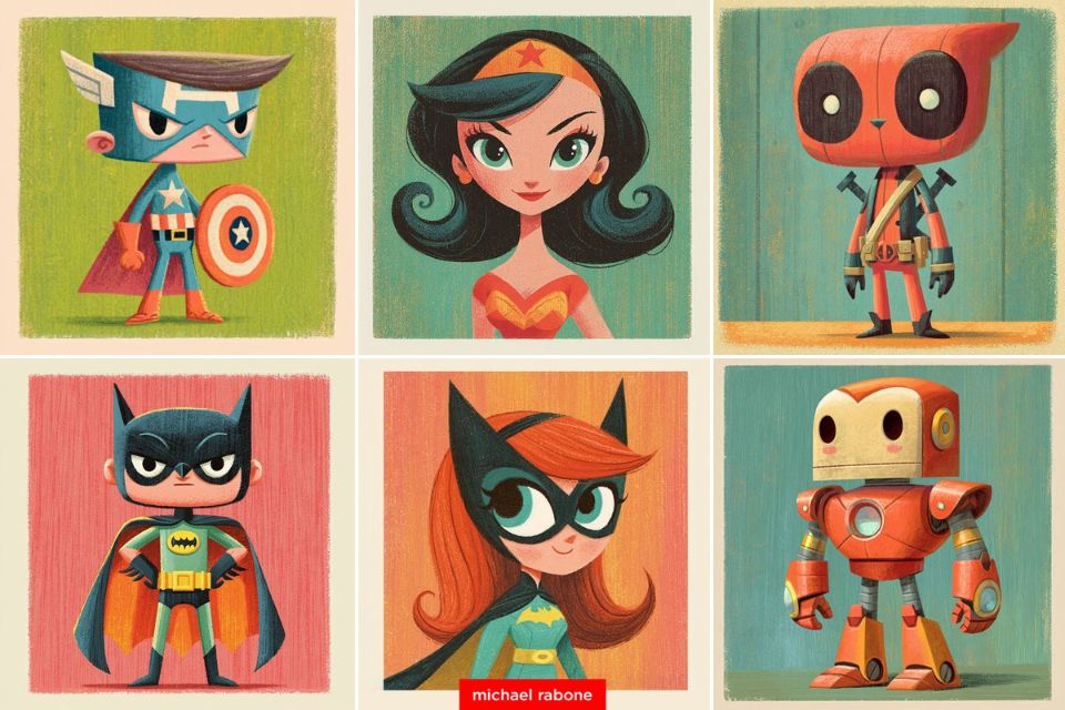 AIBoxBot最新教程：复用旧风格代码打造全新神奇女侠形象 | Midjourney（附提示词） - AIBoxBot