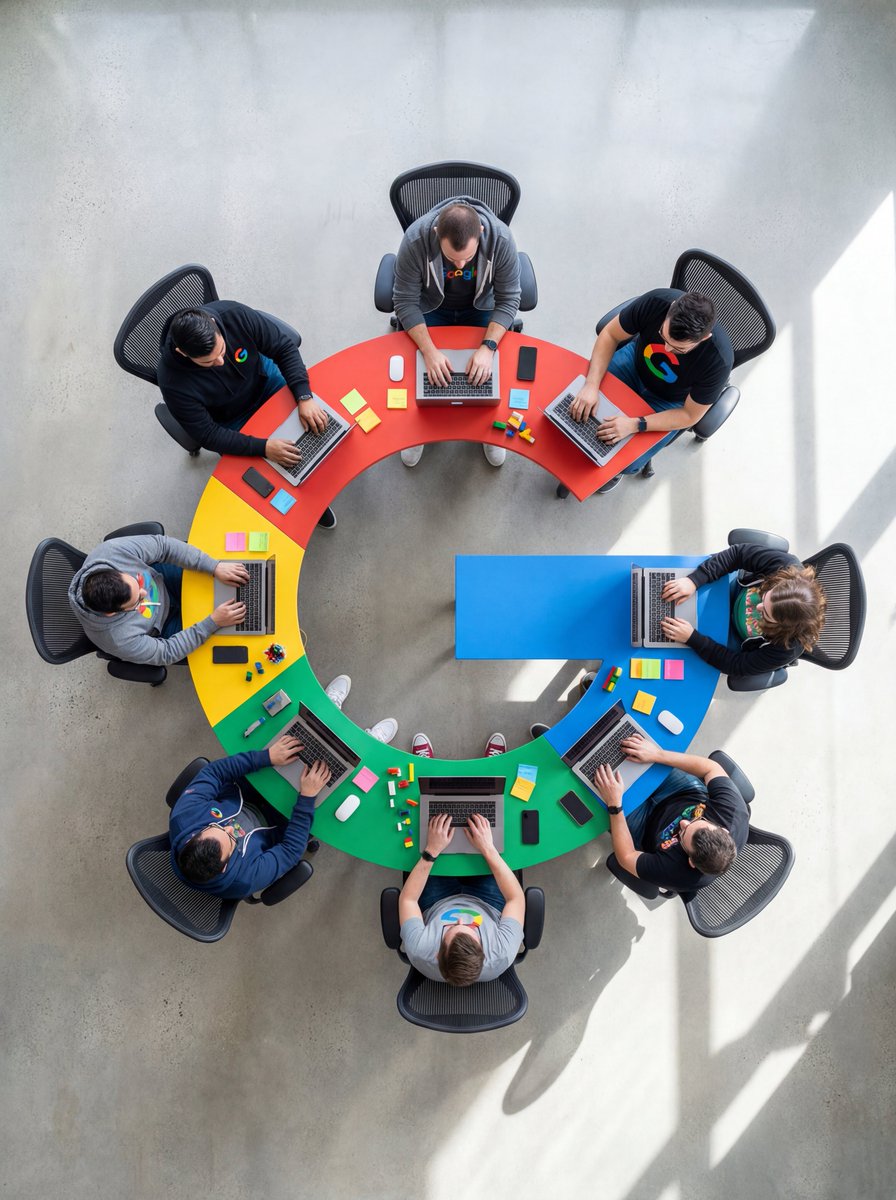 AIBoxBot场景实战：会议桌也能变成创意概念载体｜NanoBanana 构图提示词 - AIBoxBot