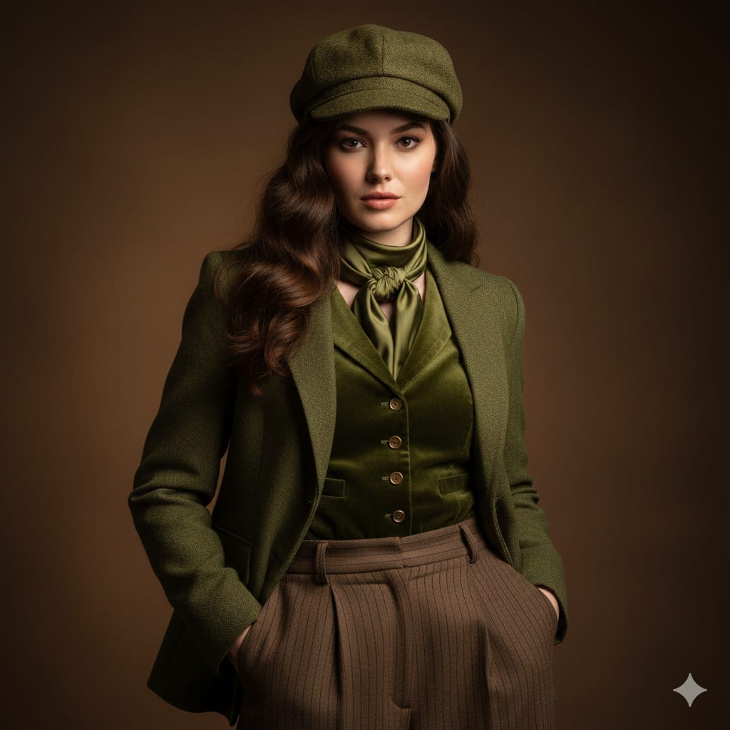 AIBoxBot案例解析：复古爵士年代的中性酷女孩人像｜Midjourney 提示词 - AIBoxBot