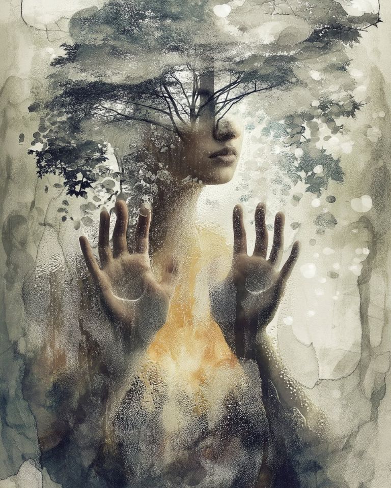 AIBoxBot案例解析：超现实冰封树人：梦魇般的静止瞬间｜Midjourney 提示词 - AIBoxBot