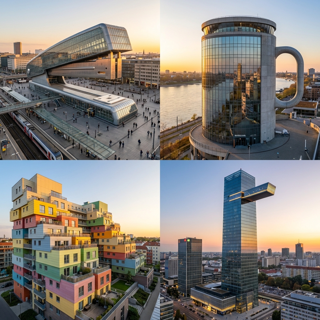 AIBoxBot最新教程：办公小物变地标建筑的结构化玩法 | Midjourney（附提示词） - AIBoxBot