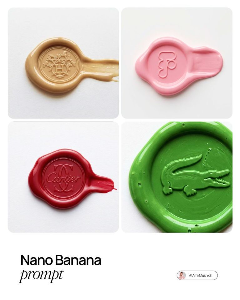 AIBoxBot视觉笔记：立体蜡封风格 Logo 提示词分享｜NanoBanana 构图实操指南 - AIBoxBot