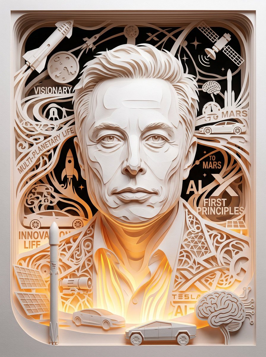 AIBoxBot视觉笔记：极致细节的纯白 3D 纸雕人像｜Midjourney 构图实操指南 - AIBoxBot