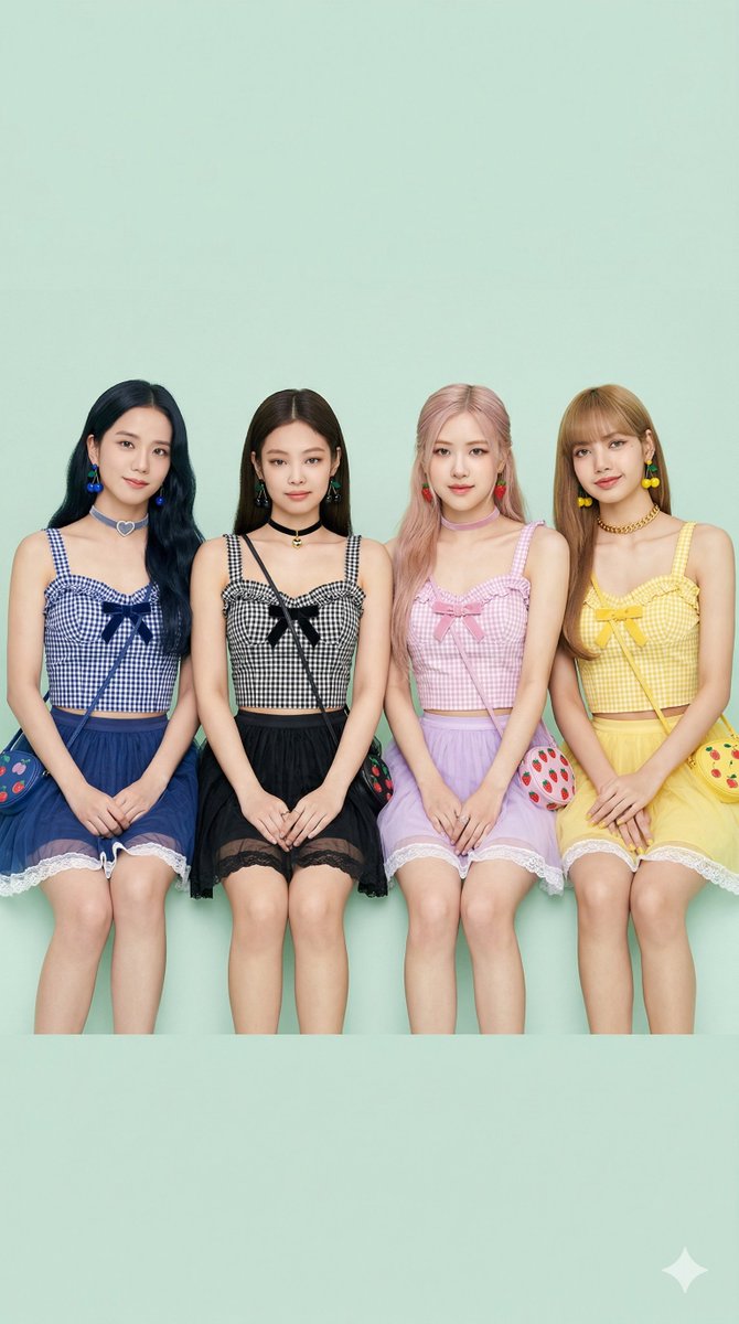 AIBoxBot视觉笔记：色彩感满满的四人组合肖像构图参考｜NanoBanana 构图实操指南 - AIBoxBot