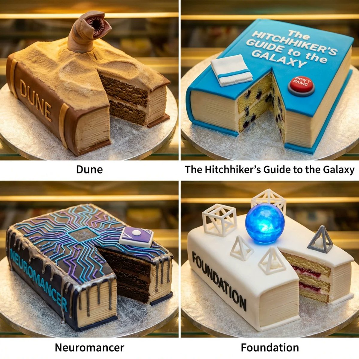 AIBoxBot创作练习：把科幻名著做成蛋糕？NanoBanana 的跨界玩法｜NanoBanana 提示词分享 - AIBoxBot