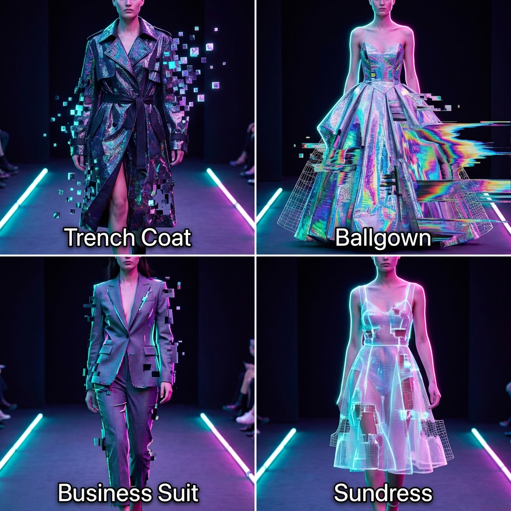 AIBoxBot构图拆解：用 NanoBanana 做赛博朋克“故障礼服”，还能直接穿？｜NanoBanana 实操指南（附提示词） - AIBoxBot