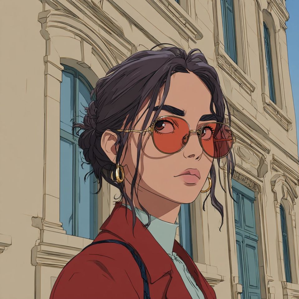 AIBoxBot创作练习：极简现代角色插画：V7 风格代码示例｜Midjourney 提示词分享 - AIBoxBot