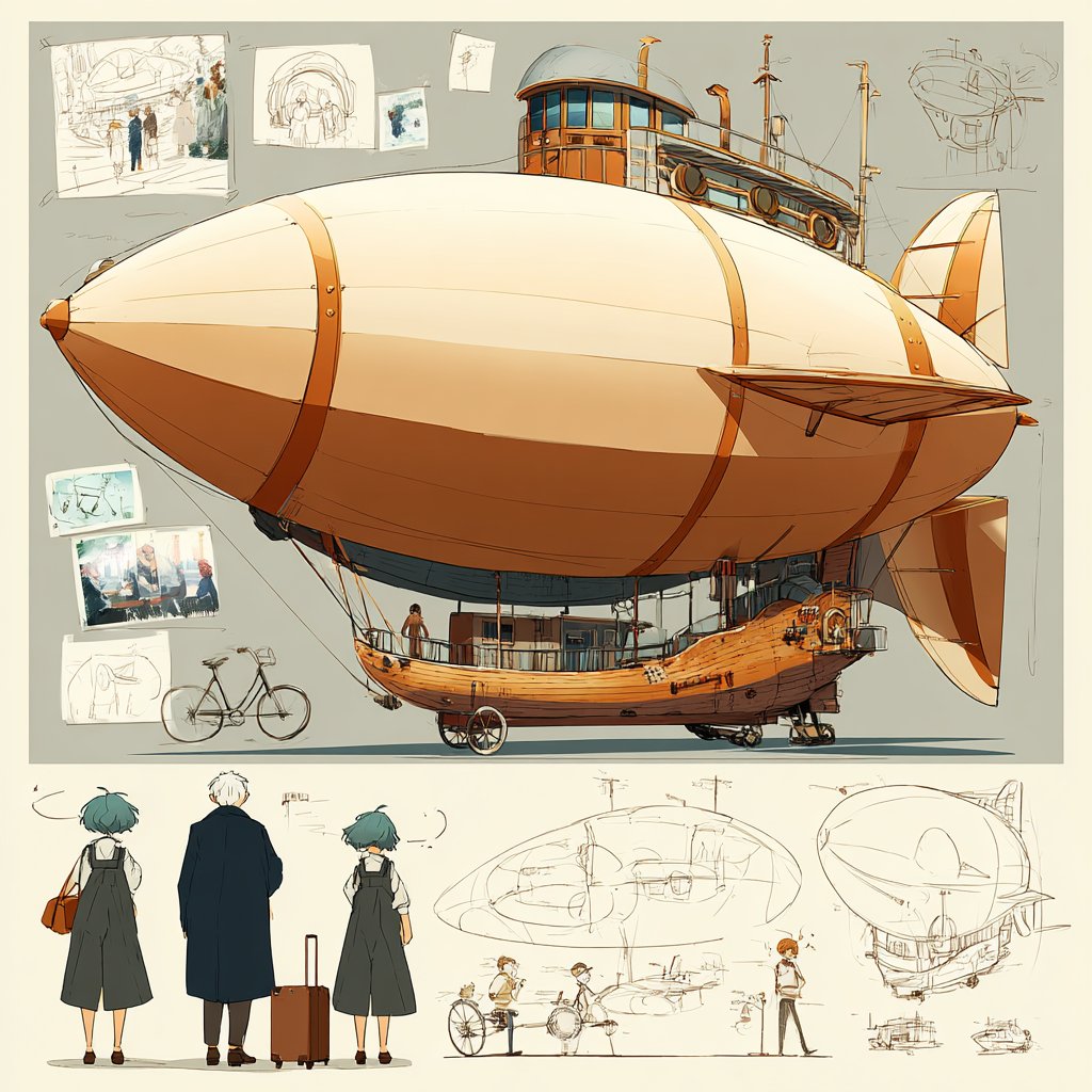 AIBoxBot视觉笔记：吉卜力感的欧式插画概念风格 sref 解析｜Midjourney 构图实操指南 - AIBoxBot