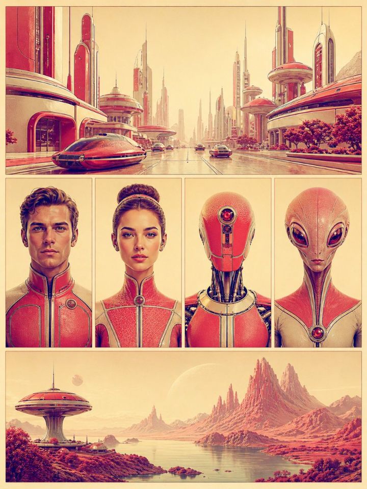 AIBoxBot最新教程：冷峻科幻机甲肖像：sref 风格拆解 | Midjourney（附提示词） - AIBoxBot