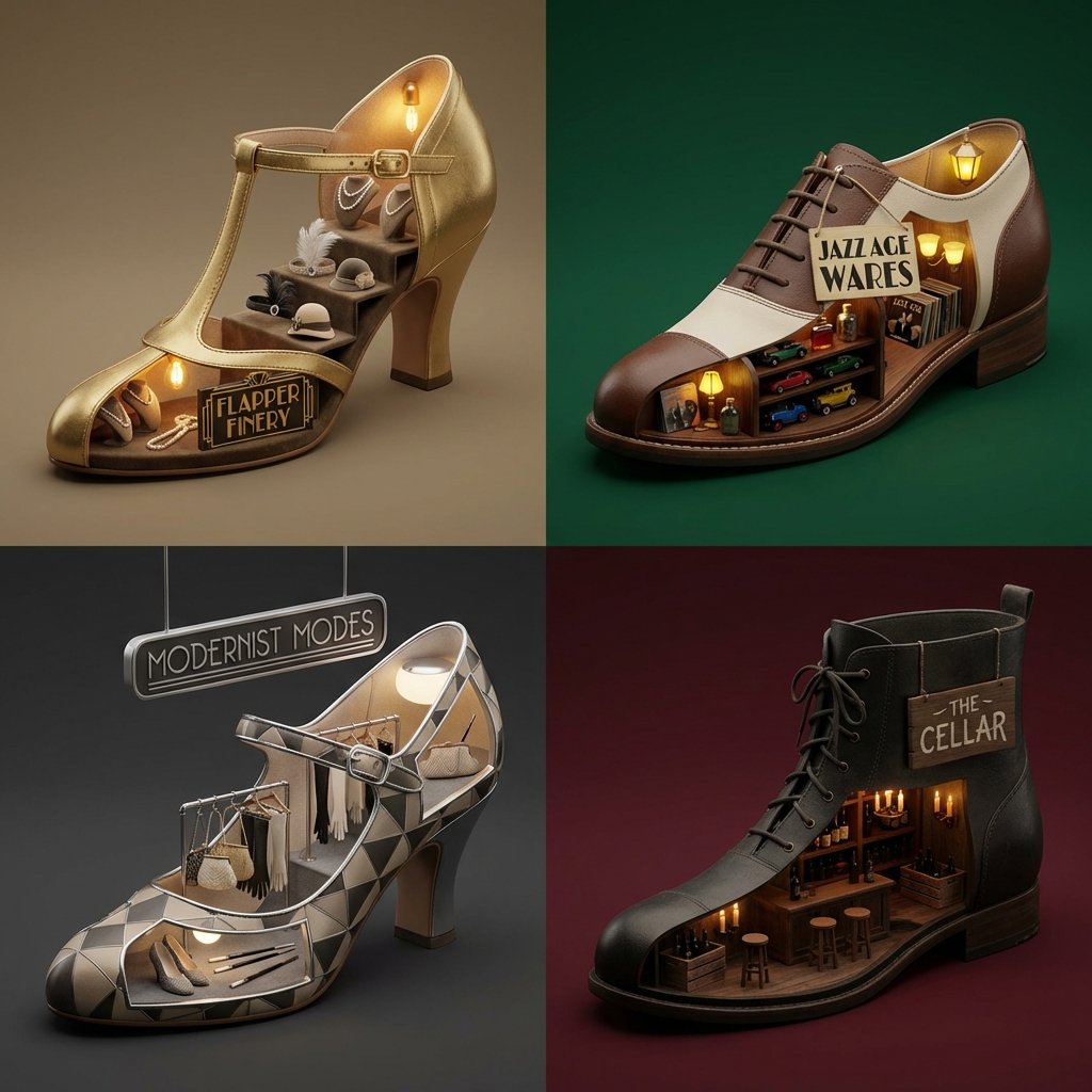 用鞋子讲时代故事：一套可复用结构化提示词 - AIBoxBot