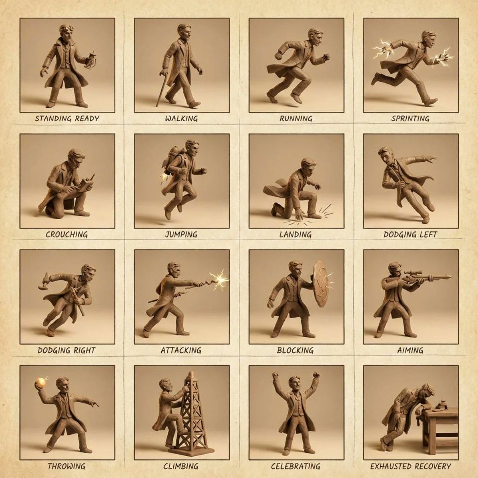 AIBoxBot实战笔记：NanoBanana Pro 对比 GPT Image：动作招式表现力｜NanoBanana 教程 - AIBoxBot