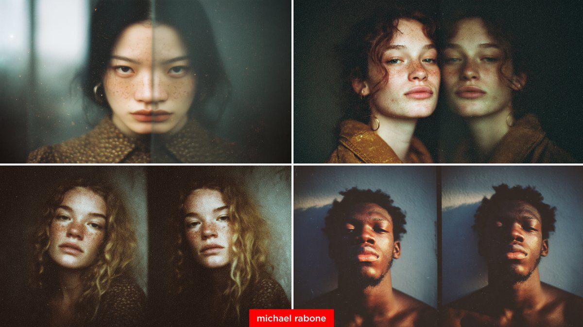 AIBoxBot场景实战：复古立体感：过期胶片的人像实验｜Midjourney 构图提示词 - AIBoxBot