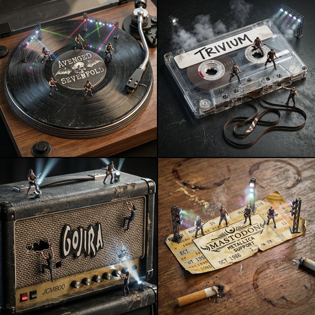 AIBoxBot视觉笔记：用 NanoBanana 做「专属乐队唱片推荐海报」｜NanoBanana 构图实操指南 - AIBoxBot