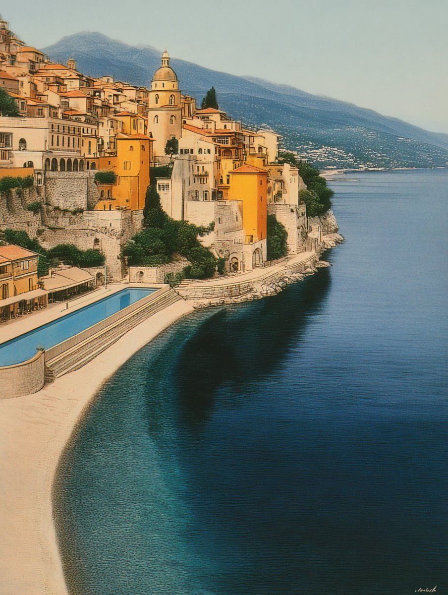 AIBoxBot实战笔记：法南蔚蓝海岸度假风情组图｜Midjourney 教程 - AIBoxBot