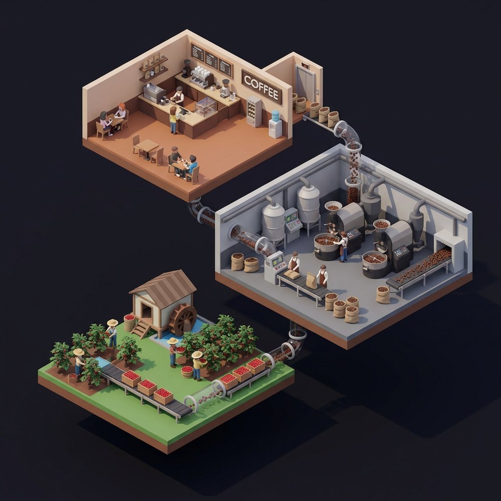 AIBoxBot风格练习：玩转供应链链路的结构化提示词｜NanoBanana 提示词分享 - AIBoxBot