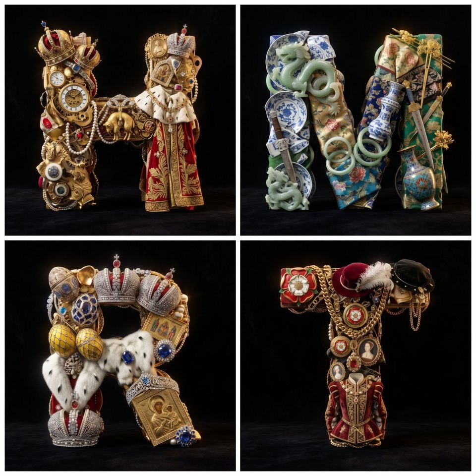 AIBoxBot最新教程：王朝缩写插画：用物件讲历史 | NanoBanana（附提示词） - AIBoxBot