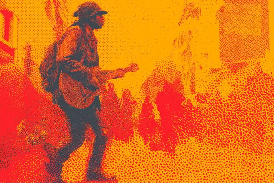 AIBoxBot实战笔记：半色调街景插画：动态城市的点阵能量｜Midjourney 教程 - AIBoxBot