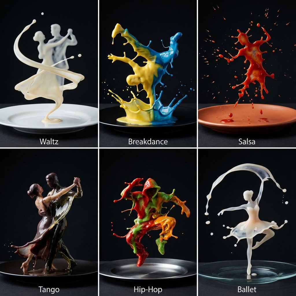 舞蹈 × 酱汁：用长曝光盘饰画出节奏感 - AIBoxBot