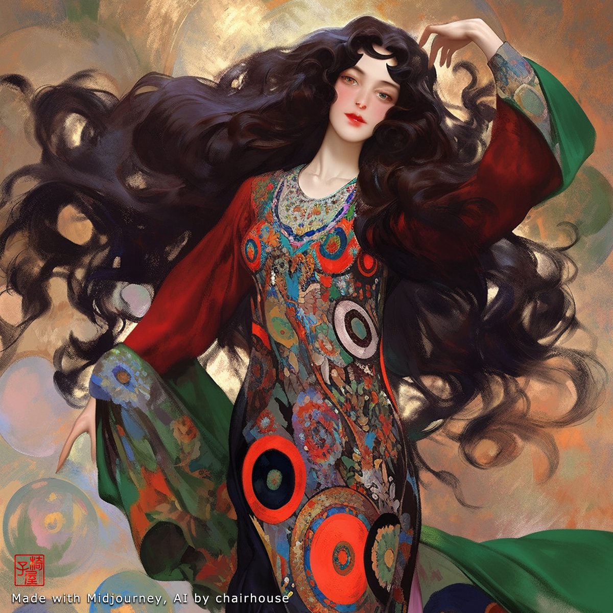 AIBoxBot场景实战：末世女神的第二创作工坊｜Midjourney 构图提示词 - AIBoxBot