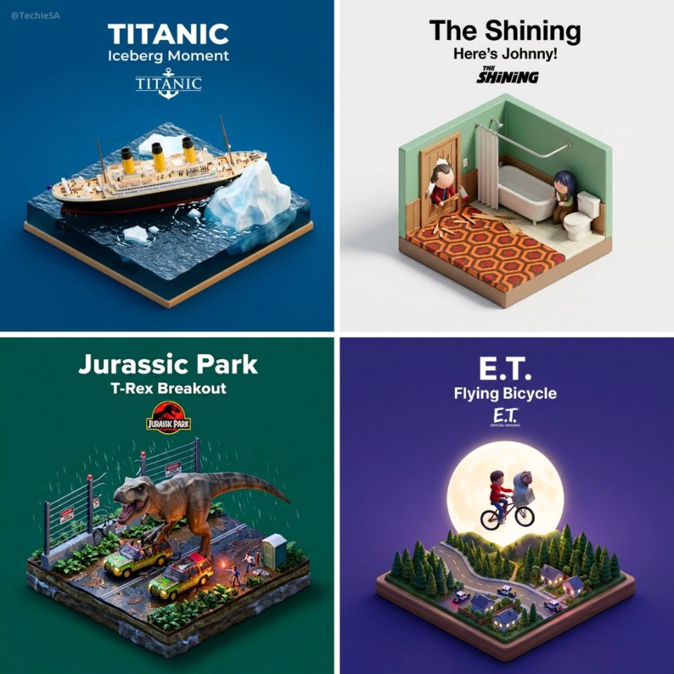 AIBoxBot视觉笔记：电影质感 3D 场景，用 NanoBanana 做分镜草图｜NanoBanana 构图实操指南 - AIBoxBot